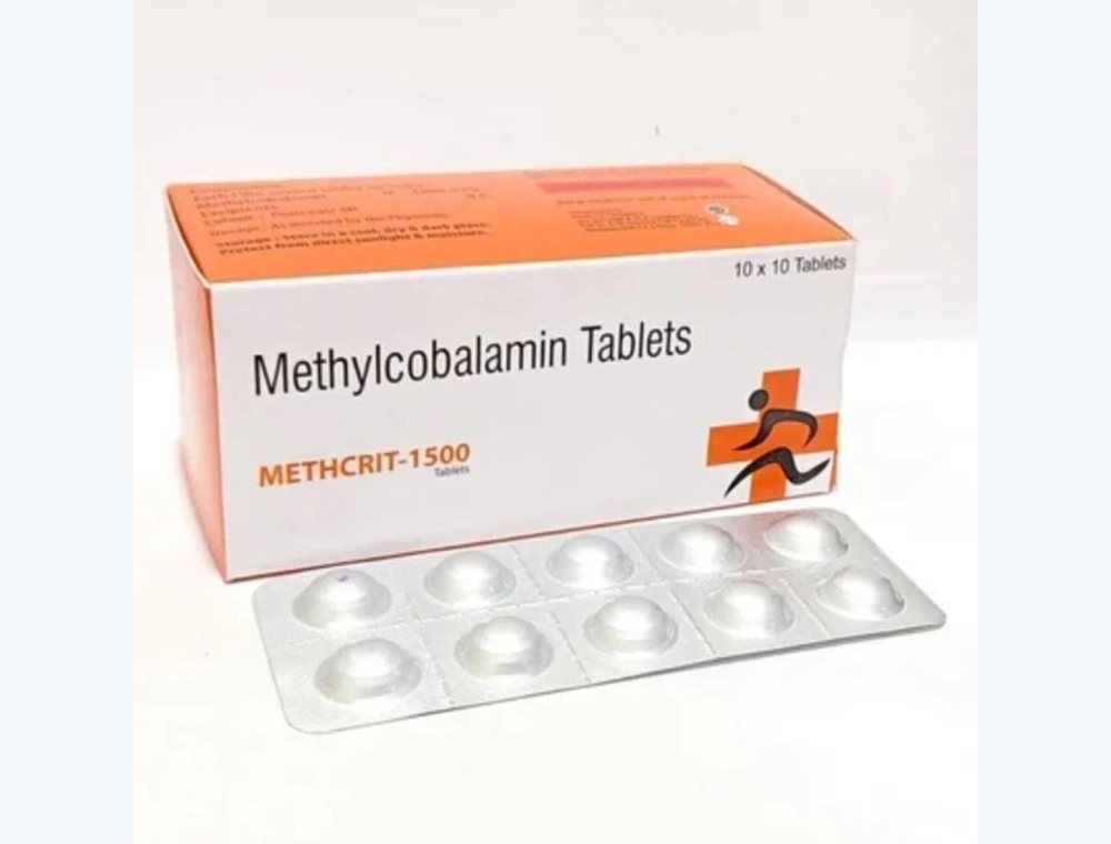 Methylcobalamin 1500 mcg real medicine product photograph, view 1