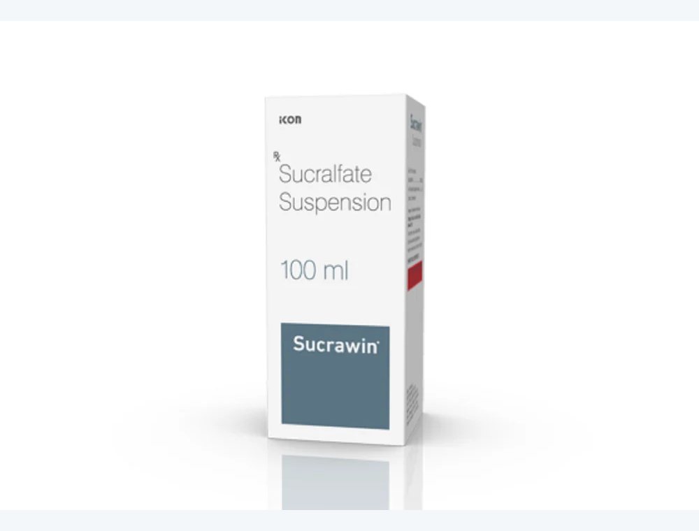 Sucralfate 1 g / 10 ml real medicine product photograph, view 1